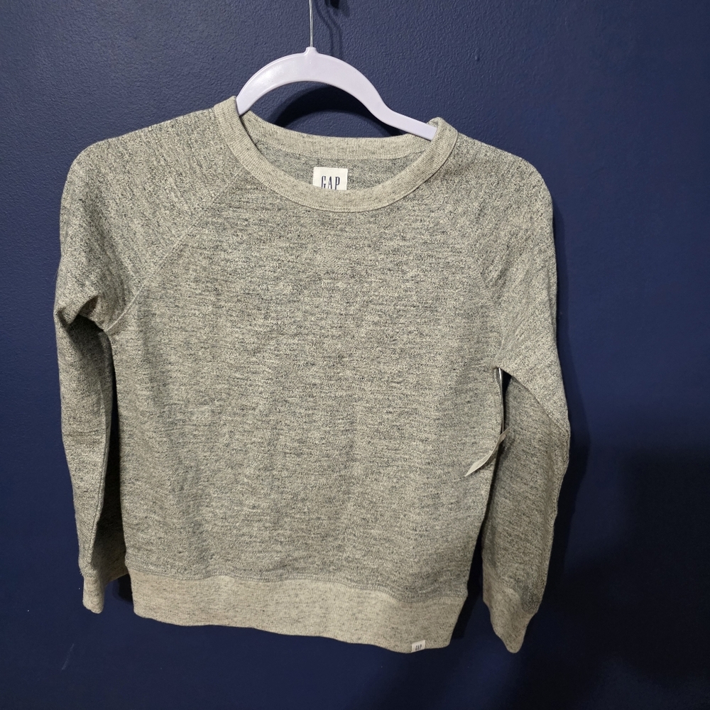 Gap Kids Tshirt Boys Medium Gray Long Sleeve NWT